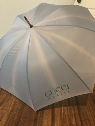 Gucci Nobile Umbrella Gray Circa 1980