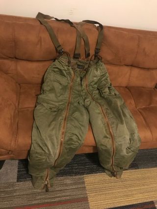 Vintage Ww2 Us Army Air Forces Trouser Intermediate Flying A - 11a Greenholtz W32