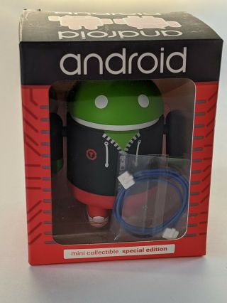 Rare " Techstop " Android Mini Collectible Google Special Edition Figure