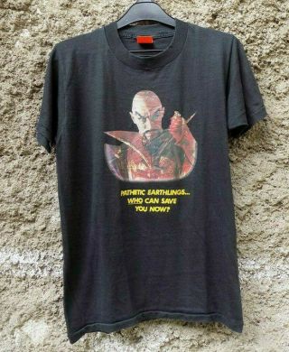 Vintage Movie Flash Gordon Universal Picture 1980 50/50 T - Shirt