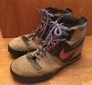 Rare Vtg 80s 90s Nike Lava Dome High Hiking Camping Boots Women 