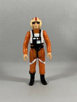 Vintage Star Wars Luke Skywalker X - Wing Pilot 1978 China Raised Bar Kenner