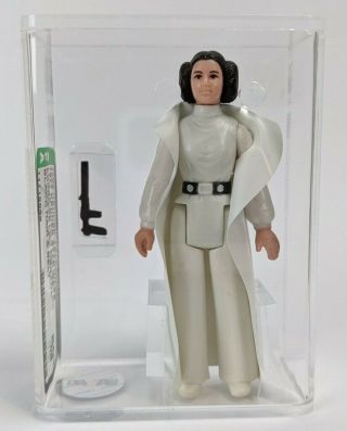 1977 Kenner Star Wars Princess Leia Organa Afa 80,  Nm Case Black Hair Belt