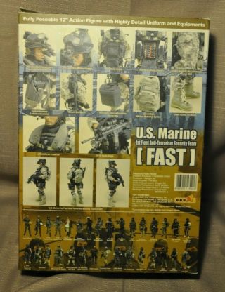 NIB Hot Toys 1/6 U.  S Marine 1st Fleet Anti - Terrorism Security Team [ FAST ] 3