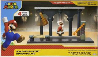 Nintendo Mario Lava Castle Deluxe Play Set