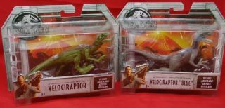 Jurassic World Attack Pack Velociraptor And Blue Figure