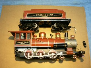 Bachmann North Star Express Steam Engine And Tender G Scale