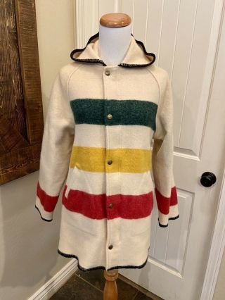 Woolrich Striped Hudson Bay Women’s Blanket Jacket Sz L