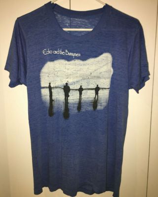 Vintage 1981 Ultra Rare Echo And The Bunnymen Heaven Up Here Post Punk T - Shirt