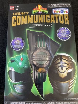 Power Rangers Legacy Communicator Tommy Oliver Edition Tru Excl.  Ban Dai Nib