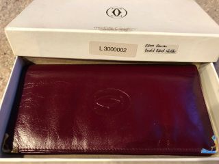 Vintage Must De Cartier Soft Leather Wallet Coin Purse & Credit Card Holder