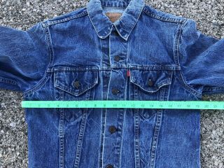 VTG 1960 ' S LEVIS BIG E Jean JACKET SIZE 40 BUTTON STAMP 52 MADE IN USA Type III 3