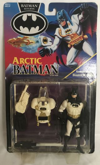 1991 Kenner Batman Returns Arctic Batman Figure | Rare | In Package
