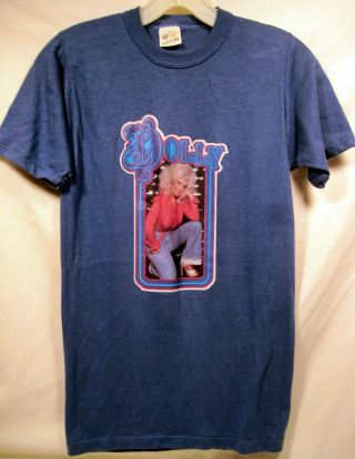 Vintage 1978 Dolly Parton T - Shirt - Bantams Poly/cotton Blend - Small