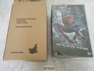 Hot Toys Mms 179 Spiderman Spider - Man 1/6 Sixth Scale Figure Usa Seller