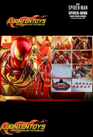 Hot Toys 1/6 VGM38 - Marvel ' s Spider - Man - Spider - Man (Iron Spider Armor) READY 4