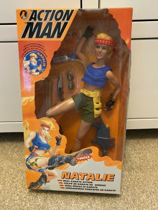 Very Rare Natalie Action Man Figure In A Box