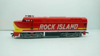 Tyco Ho Train Rock Island Sharknose Powered Diesel Locomotive