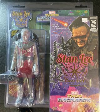 Hot Toys Stan Lee Barber Thor Ragnarok Mcu Mms 570 1/6 Scale Figure Sideshow