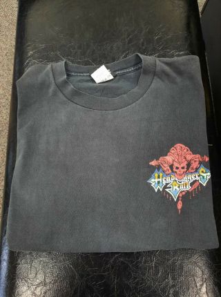 Mtv Headbangers Ball 1991 Vintage 2 Sided T Shirt Size L