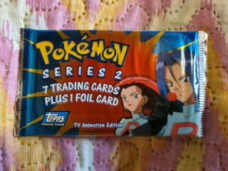 Topps Sobre Pokemon Series 2 Trading Cards Team Rocket - Booster - Italy