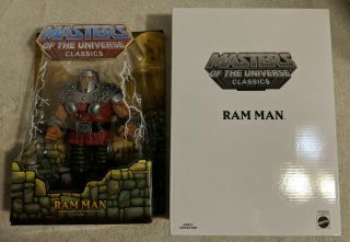 Motuc Masters Of The Universe Classics Ram - Man Moc W/mailer