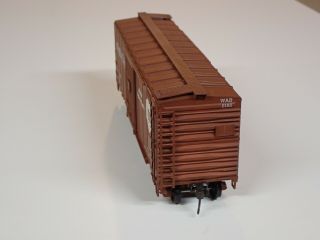 Atlas O 2 - Rail Box Car,  Wabash 6180,  Kadee Couplers,  No Box 3
