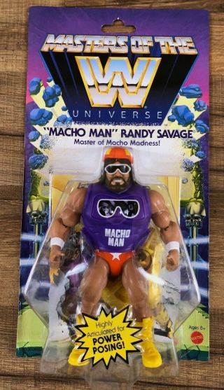 Wwe Masters Of The Universe Macho Man Randy Savage Action Figure Wave 2