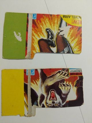 1985 Snake Eyes v.  2 FILE CARD peach filecard bio GI/G.  I.  Joe major blud 2