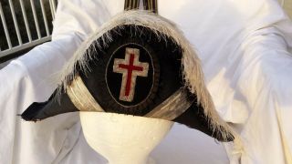 Vintage Masonic Uniform,  Belt,  Buckle,  Hat,  Sword Belt,  Knights Templar,  Sash