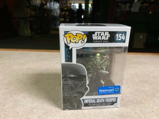 Funko Pop Nib Star Wars Rogue One Imperial Death Trooper Walmart 154
