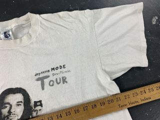 Depeche Mode Devotional Tour T - shirt 90s USA Vtg Distressed GEM XL 3