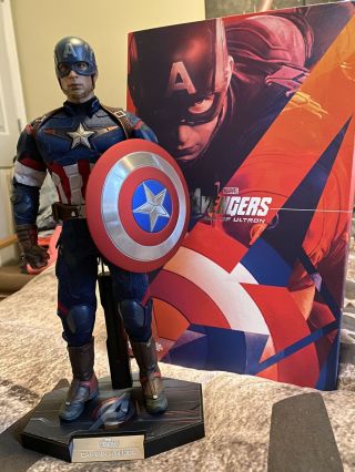 Hot Toys Mms 281 Captain America Avengers 2 Age Of Ultron 1/6