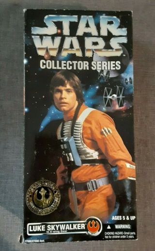 Kenner Hasbro Star Wars Collector Series 12 " Luke Skywalker In X - Wing Gear