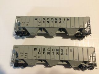 Athearn Walthers Ho 54 foot covered hopper 2 pack 97821,  97853 WC CN 3