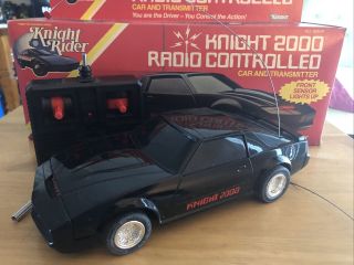 Vtg 1982 Kenner Radio Control Rc Knight Rider 2000 Kitt Car Complete W/ Box