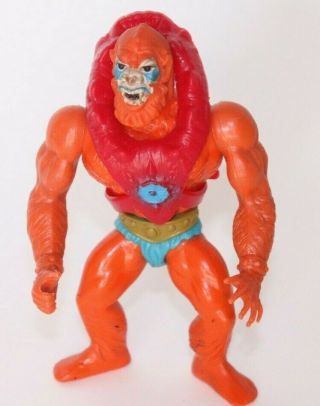 Vintage 1981 Masters Of The Universe Motu Beast Man Action Figure Mattel