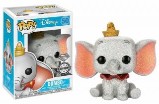 Disney Figurine Dumbo Glitter Exclusive Diamond N° 50 " Pop " Funko