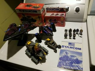 Starcom Box Coleco: Shadow Bat,  2 Parasites,  Invader,  Raider,  Vampire,  8 Figures