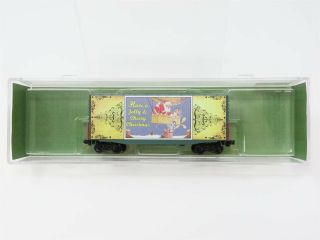 N Scale Micro - Trains Mtl 10100818 Vintage Christmas Postcard Series 8 Box Car