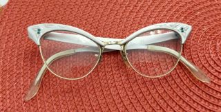 Vintage American Optical Cat Eye Eyeglasses 12kgf Gold Filled As - Is