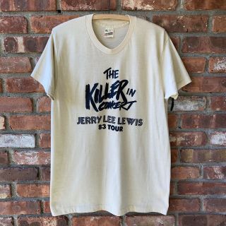 Vintage 1983 Jerry Lee Lewis Killer In Concert T - Shirt Tour Rockabilly Xl Elvis