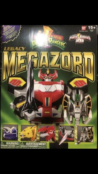 Mighty Morphin Power Rangers Legacy Megazord 2013 Complete