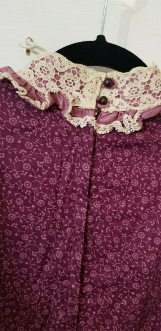 Gunne Sax Size 9 Dress Maxi Pink Vintage Dress