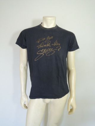 Vintage 1979 Rod Stewart World Tour Tee Shirt Do Ya Think I 