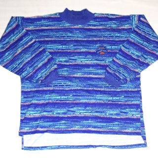 Vintage Quiksilver All Over Print Long Sleeve T Shirt Global Beat L Rare