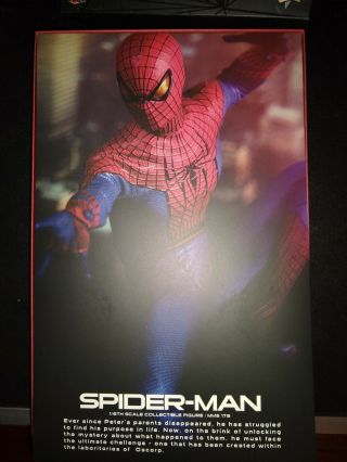 Hot Toys Mms 179 Spiderman Spider - Man 1/6 Sixth Scale Figure Usa Seller
