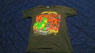 Vintage Van Halen Monster Of Rock Tour 1988 Vintage T Shirt