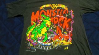 Vintage Van halen Monster Of Rock Tour 1988 Vintage T Shirt 2