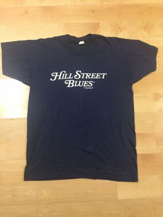 Vintage Hill Street Blues Tv Show T Shirt 80s Thin Single Stitched Xl Rare
